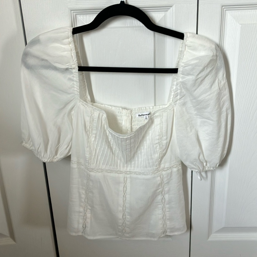 Reformation blouse size 6